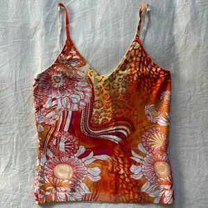 🌼Vertigo Paris Floral Beaded Cami 🌼